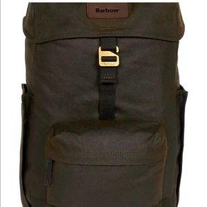 Barbour essential wax backpack